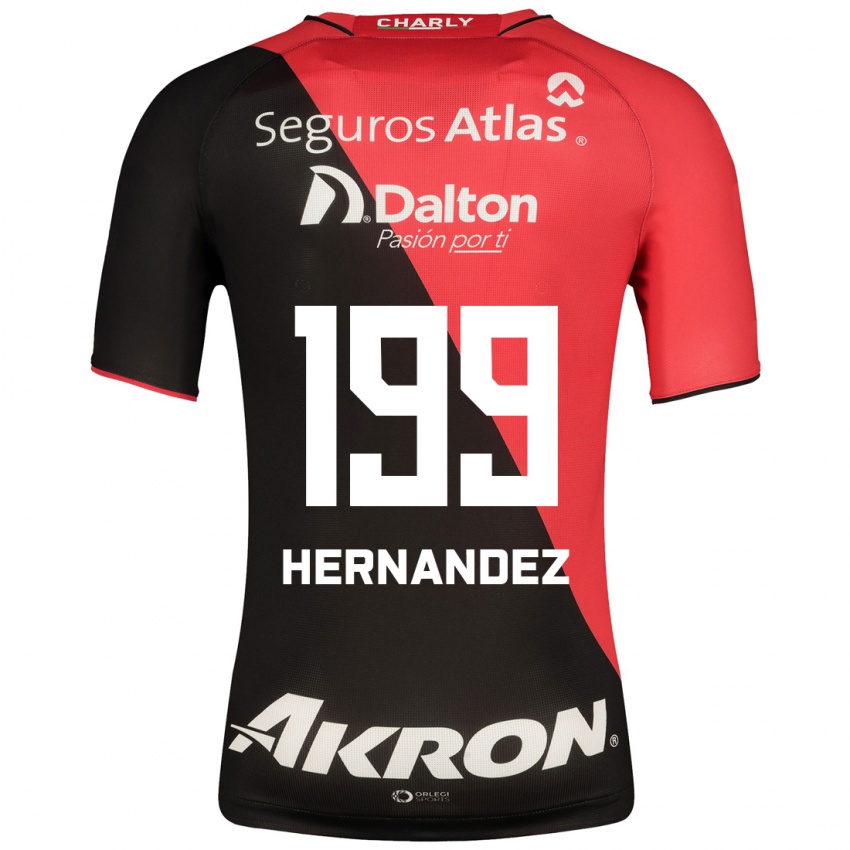 Kvinder Sergio Hernández #199 Sort Hjemmebane Spillertrøjer 2023/24 Trøje T-Shirt