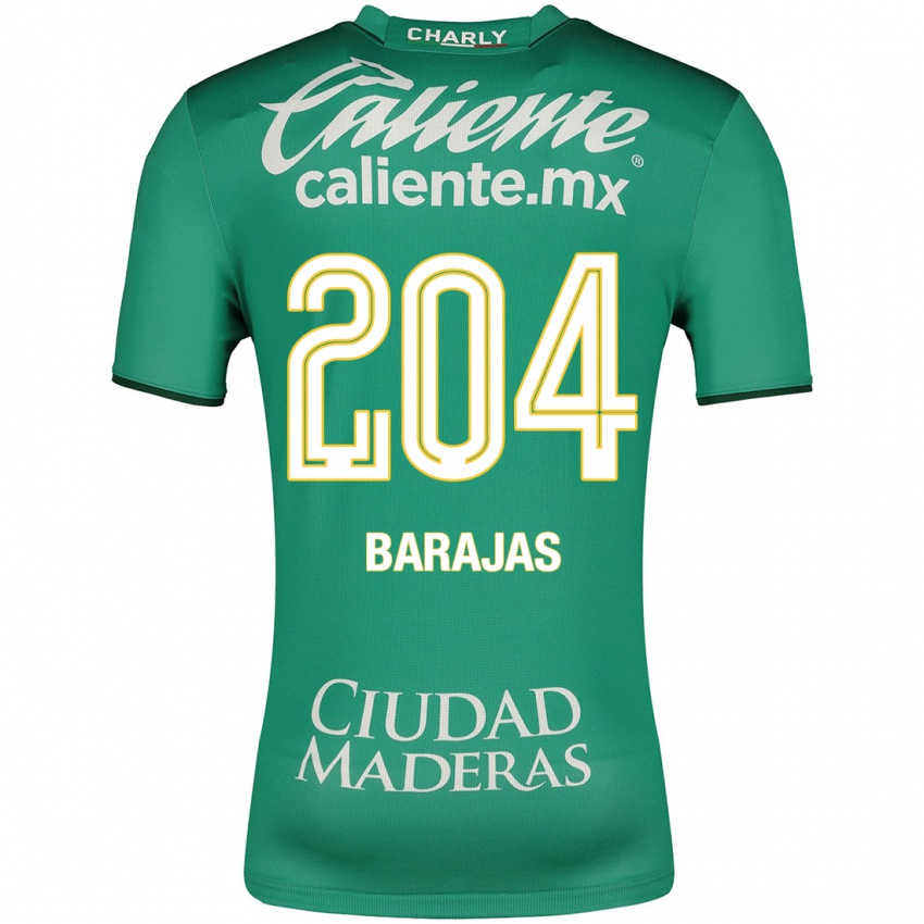 Kvinder Víctor Barajas #204 Grøn Hjemmebane Spillertrøjer 2023/24 Trøje T-Shirt