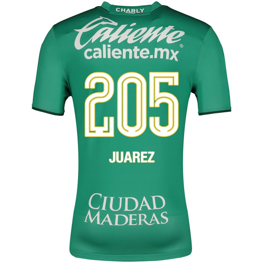Kvinder Moisés Juárez #205 Grøn Hjemmebane Spillertrøjer 2023/24 Trøje T-Shirt