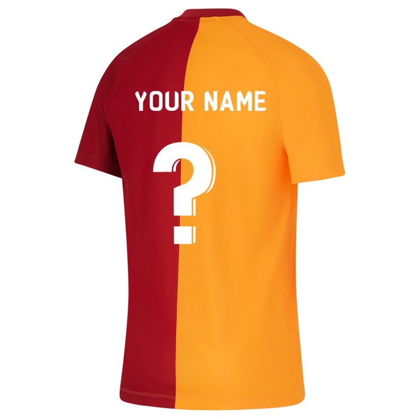 Kvinder Dit Navn #0 Appelsin Hjemmebane Spillertrøjer 2023/24 Trøje T-Shirt