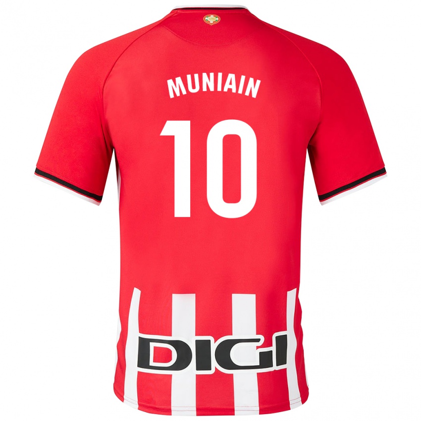 Kvinder Iker Muniain #10 Rød Hjemmebane Spillertrøjer 2023/24 Trøje T-Shirt