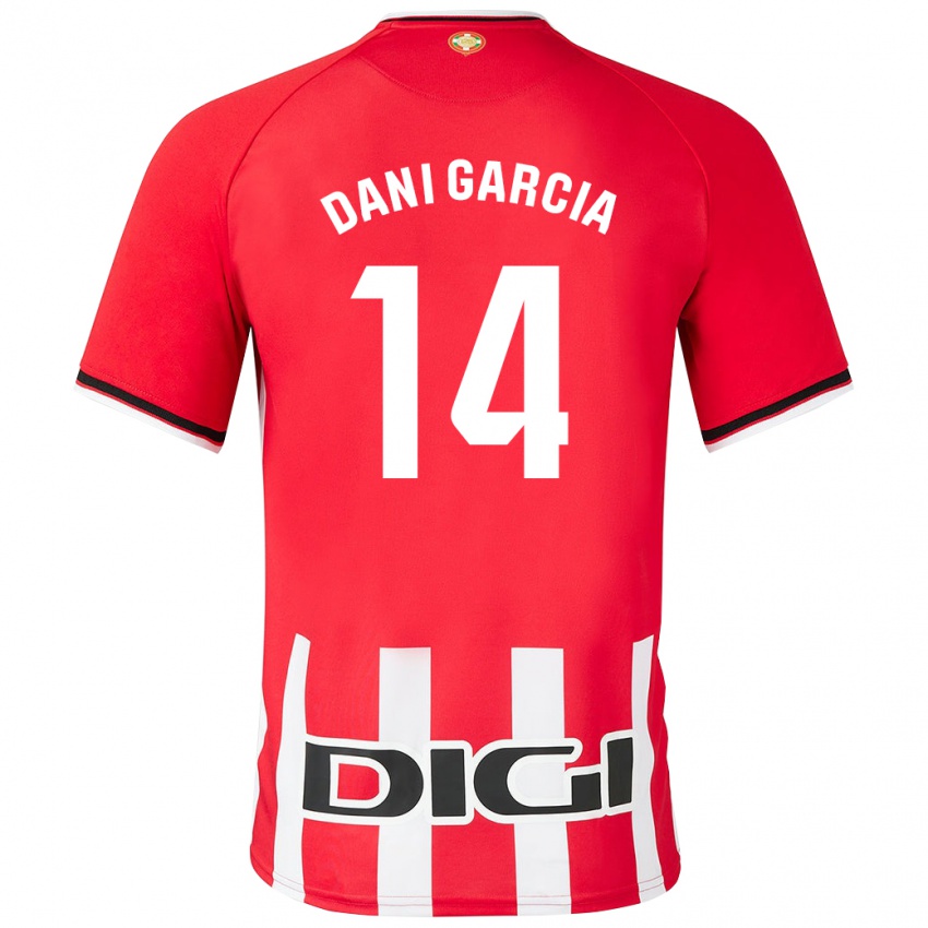 Kvinder Dani Garcia #14 Rød Hjemmebane Spillertrøjer 2023/24 Trøje T-Shirt