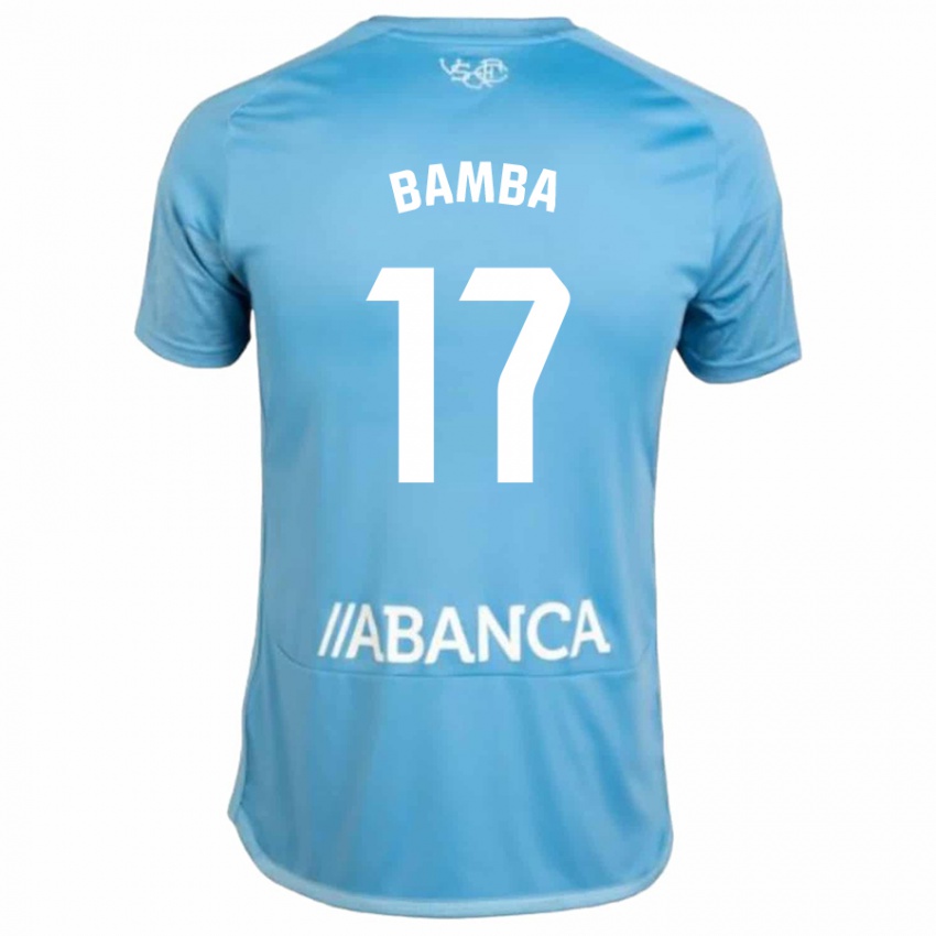 Kvinder Jonathan Bamba #17 Blå Hjemmebane Spillertrøjer 2023/24 Trøje T-Shirt