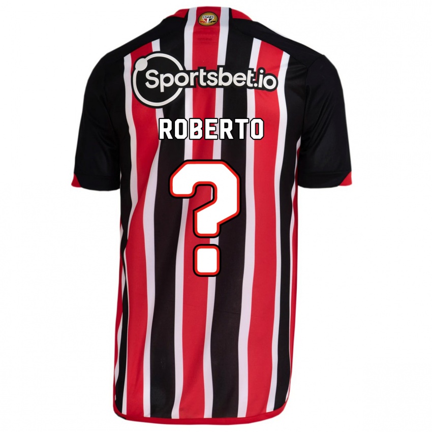 Kvinder Roberto #0 Blå Rød Udebane Spillertrøjer 2023/24 Trøje T-Shirt