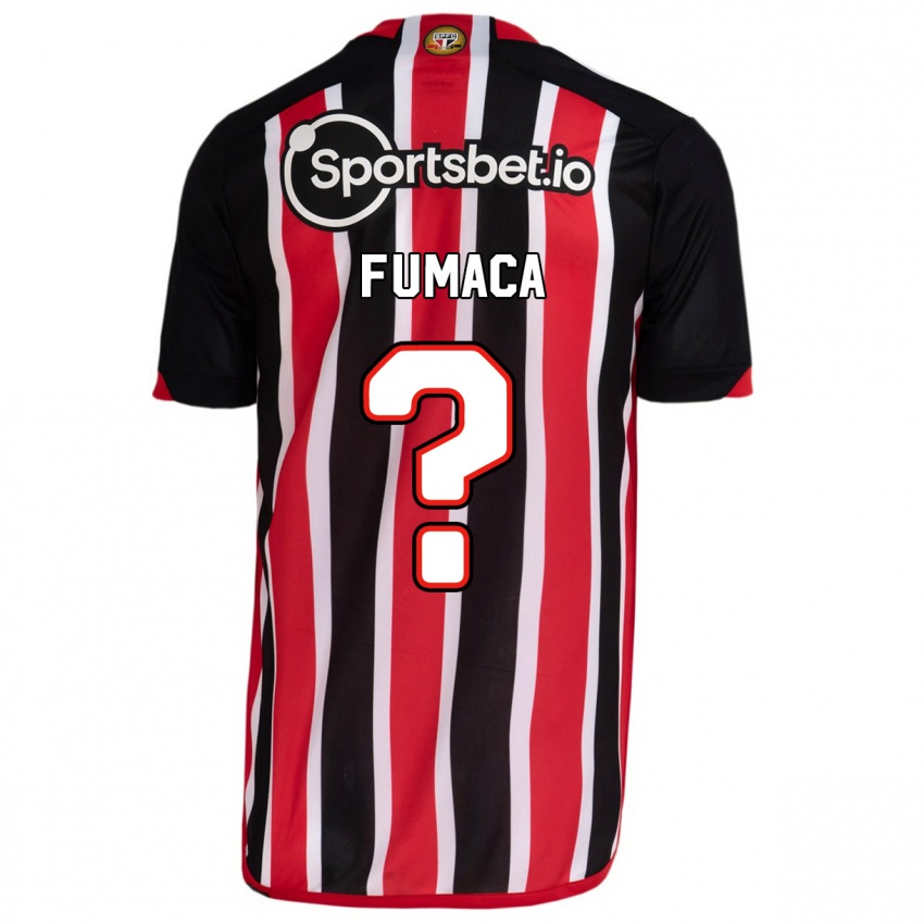 Kvinder Guilherme Fumaça #0 Blå Rød Udebane Spillertrøjer 2023/24 Trøje T-Shirt