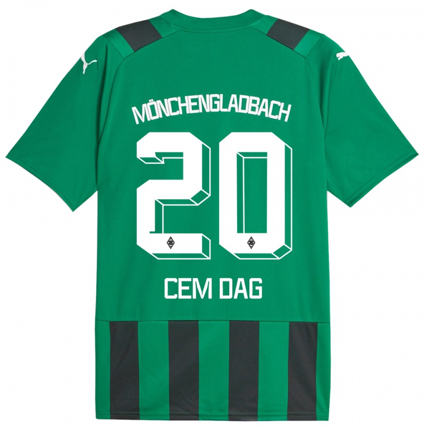 Kvinder Cem Dag #20 Sort Grøn Udebane Spillertrøjer 2023/24 Trøje T-Shirt