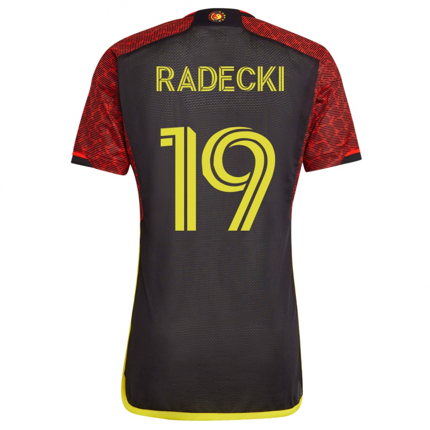 Kvinder Taylor Radecki #19 Appelsin Udebane Spillertrøjer 2023/24 Trøje T-Shirt