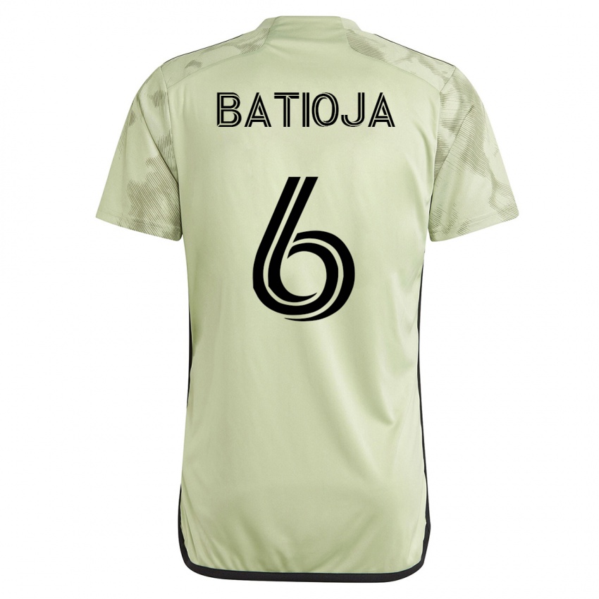 Kvinder Jeremy Batioja #6 Grøn Udebane Spillertrøjer 2023/24 Trøje T-Shirt