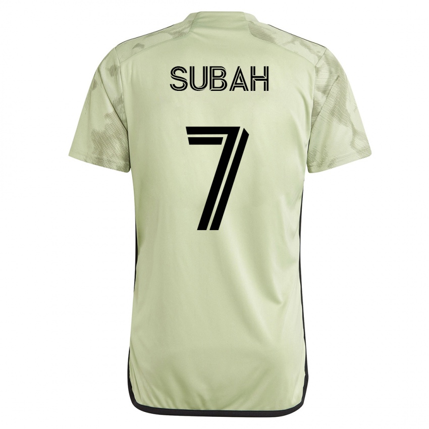 Kvinder Yekeson Subah #7 Grøn Udebane Spillertrøjer 2023/24 Trøje T-Shirt