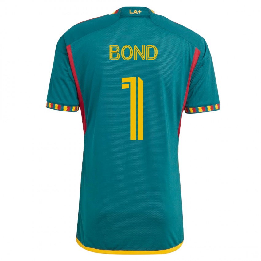 Kvinder Jonathan Bond #1 Grøn Udebane Spillertrøjer 2023/24 Trøje T-Shirt