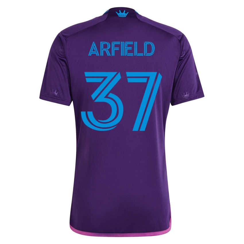 Kvinder Scott Arfield #37 Viol Udebane Spillertrøjer 2023/24 Trøje T-Shirt