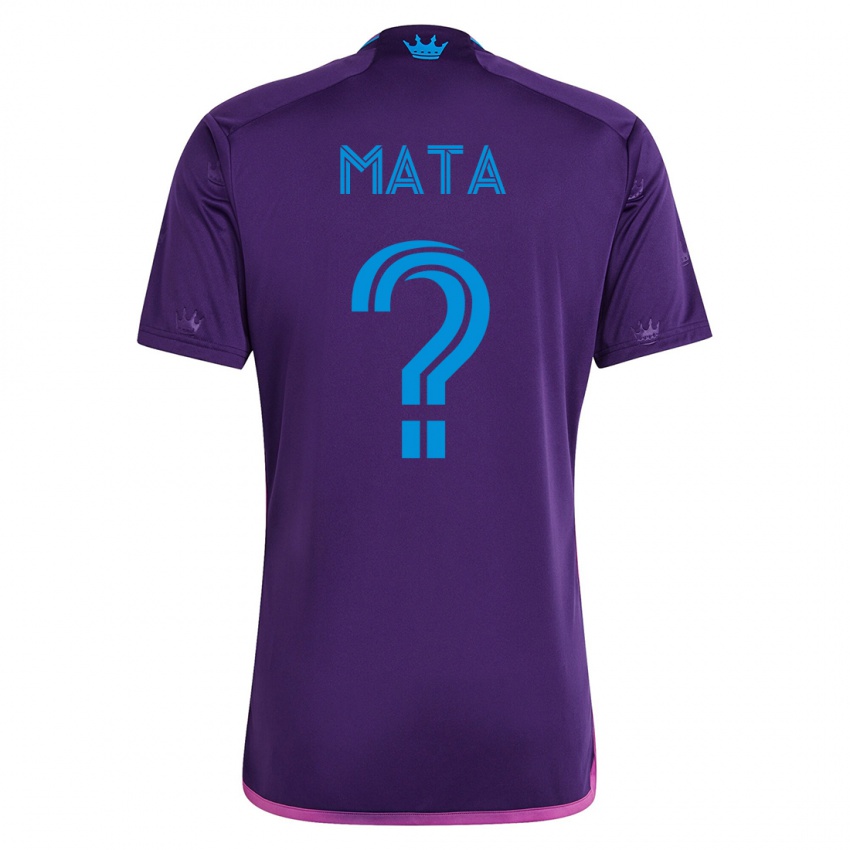 Kvinder Ivan Mata #0 Viol Udebane Spillertrøjer 2023/24 Trøje T-Shirt