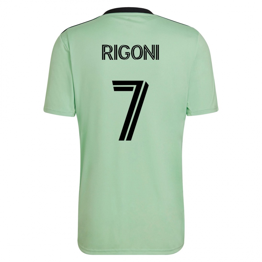 Kvinder Emiliano Rigoni #7 Lysegrøn Udebane Spillertrøjer 2023/24 Trøje T-Shirt