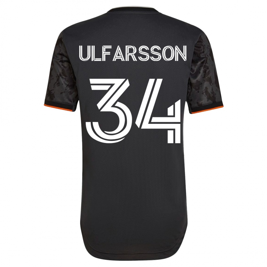 Kvinder Thor Úlfarsson #34 Sort Udebane Spillertrøjer 2023/24 Trøje T-Shirt