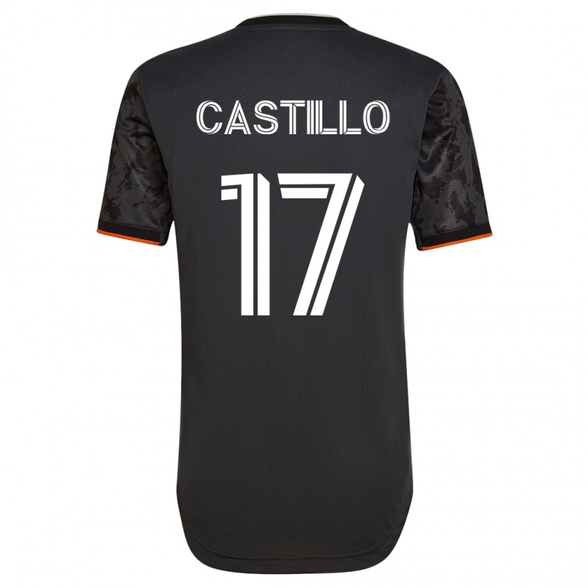 Kvinder Joyner Castillo #17 Sort Udebane Spillertrøjer 2023/24 Trøje T-Shirt