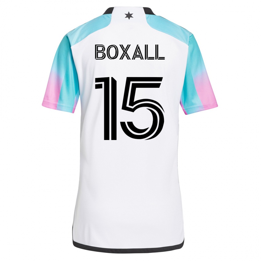 Kvinder Michael Boxall #15 Hvid Udebane Spillertrøjer 2023/24 Trøje T-Shirt