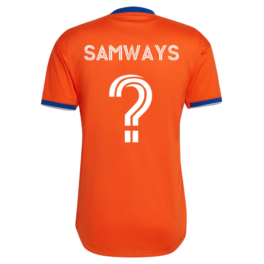 Kvinder Nicholas Samways #0 Hvid Udebane Spillertrøjer 2023/24 Trøje T-Shirt