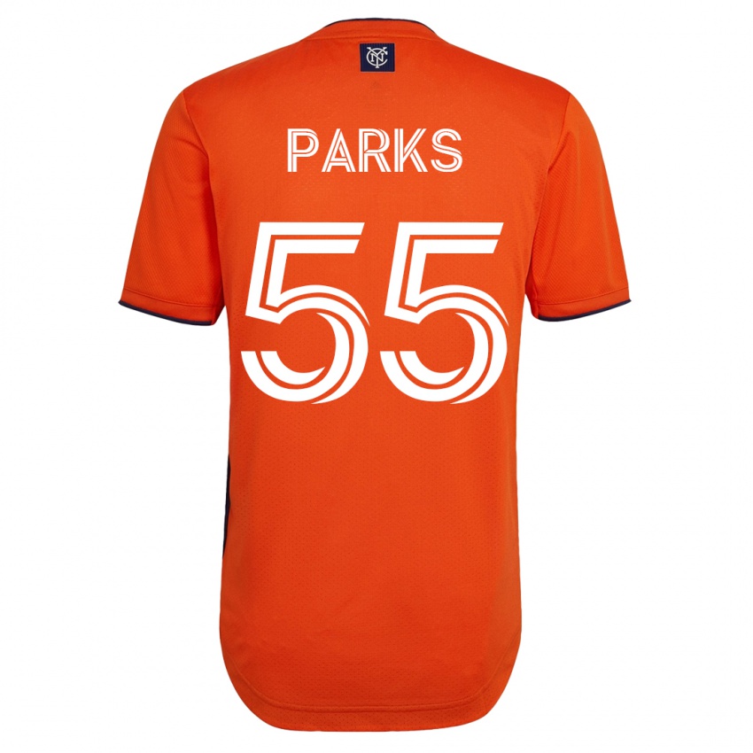 Kvinder Keaton Parks #55 Sort Udebane Spillertrøjer 2023/24 Trøje T-Shirt