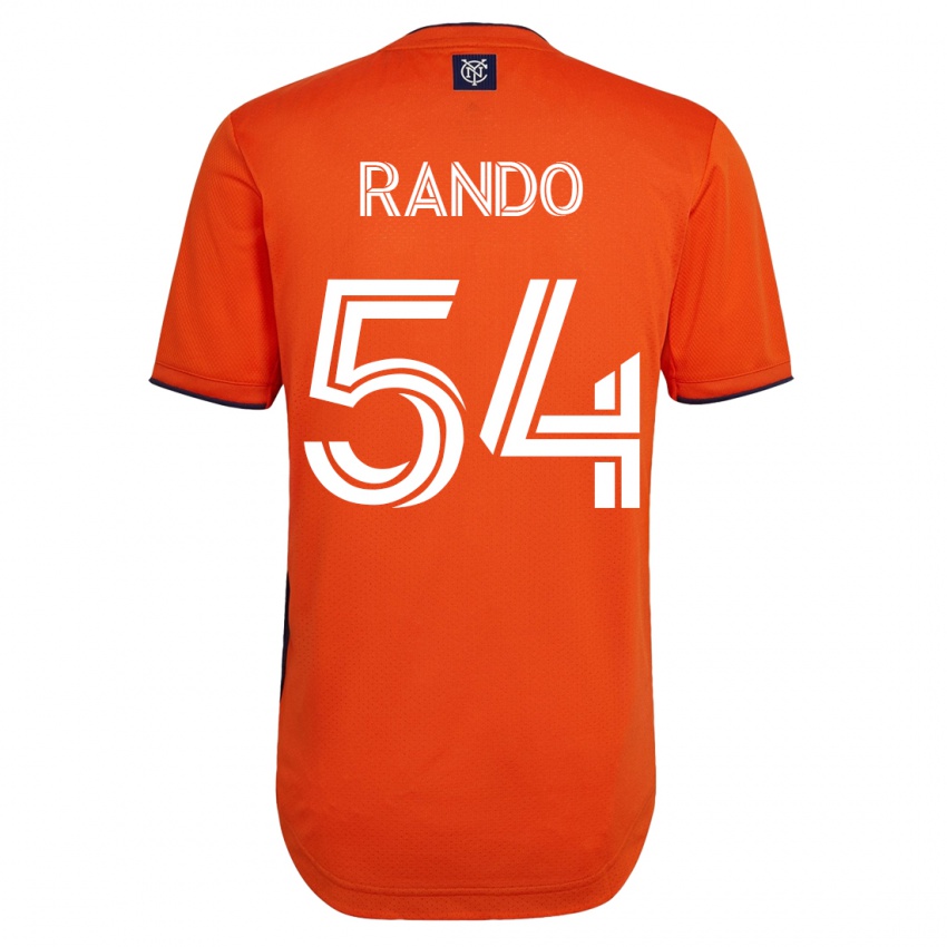 Kvinder Alex Rando #54 Sort Udebane Spillertrøjer 2023/24 Trøje T-Shirt