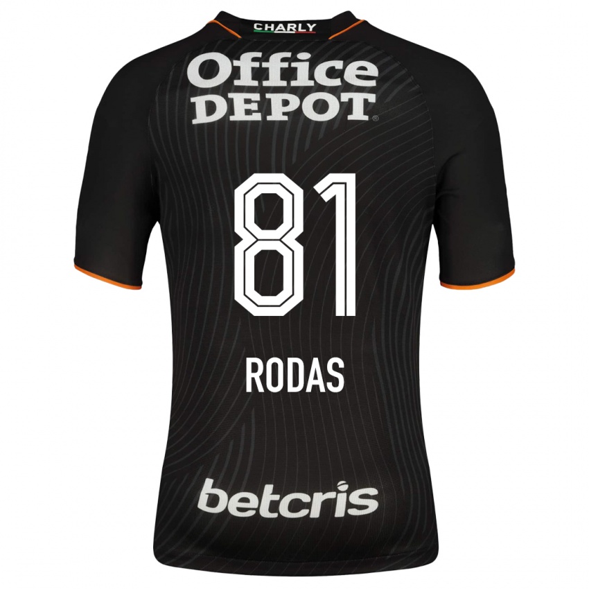 Kvinder Carlos Rodas #81 Sort Udebane Spillertrøjer 2023/24 Trøje T-Shirt