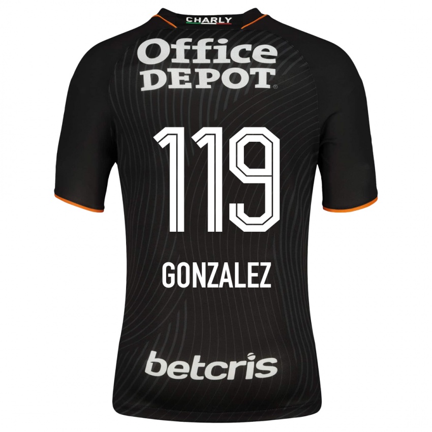 Kvinder Juan González #119 Sort Udebane Spillertrøjer 2023/24 Trøje T-Shirt