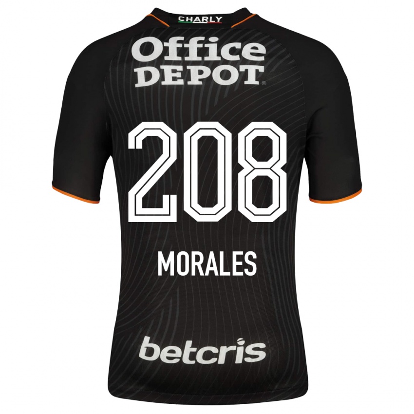Kvinder Erik Morales #208 Sort Udebane Spillertrøjer 2023/24 Trøje T-Shirt
