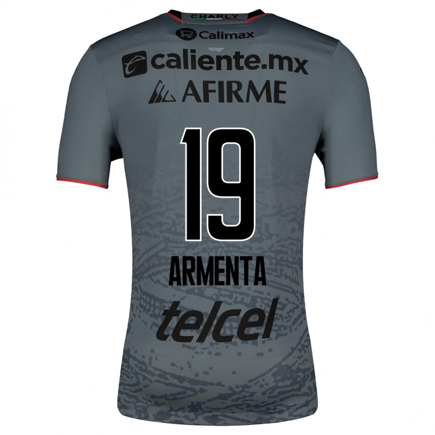 Kvinder Eduardo Armenta #19 Grå Udebane Spillertrøjer 2023/24 Trøje T-Shirt