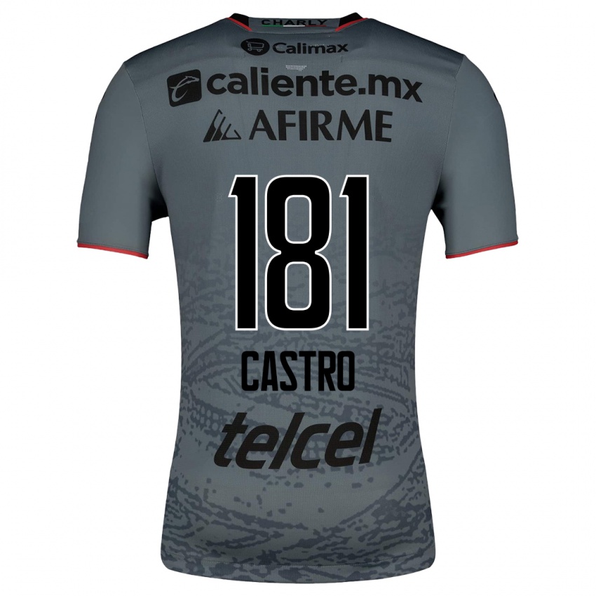 Kvinder José Castro #181 Grå Udebane Spillertrøjer 2023/24 Trøje T-Shirt