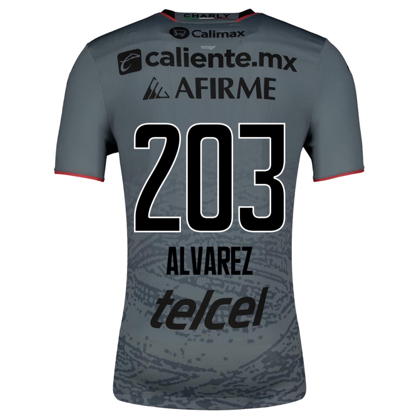 Kvinder Jaime Álvarez #203 Grå Udebane Spillertrøjer 2023/24 Trøje T-Shirt