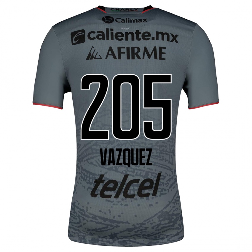 Kvinder Aldair Vázquez #205 Grå Udebane Spillertrøjer 2023/24 Trøje T-Shirt