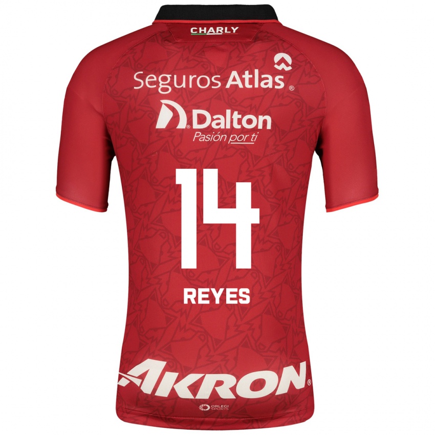 Kvinder Luis Reyes #14 Rød Udebane Spillertrøjer 2023/24 Trøje T-Shirt