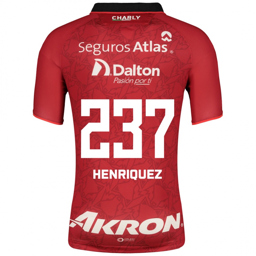 Kvinder Carlos Henríquez #237 Rød Udebane Spillertrøjer 2023/24 Trøje T-Shirt