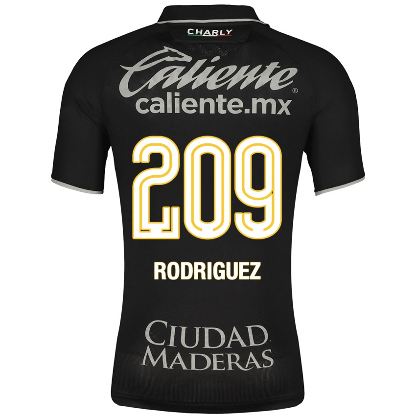 Kvinder Víctor Rodríguez #209 Sort Udebane Spillertrøjer 2023/24 Trøje T-Shirt