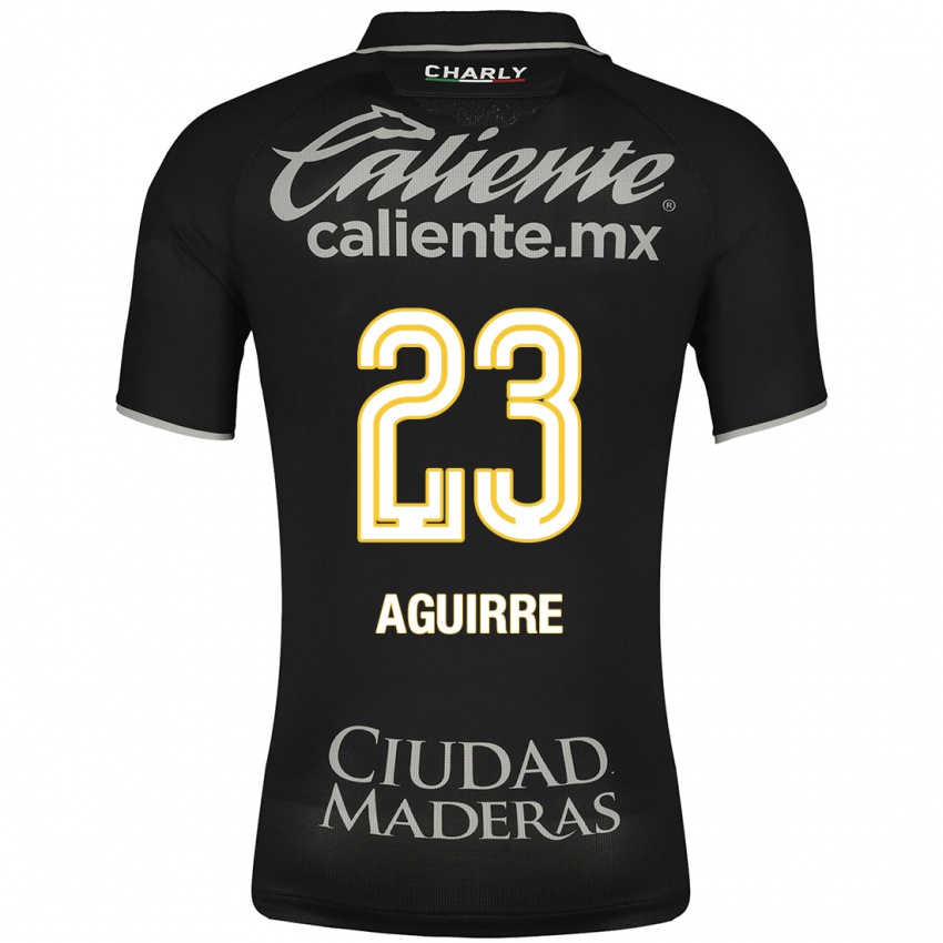 Kvinder Zoe Aguirre #23 Sort Udebane Spillertrøjer 2023/24 Trøje T-Shirt