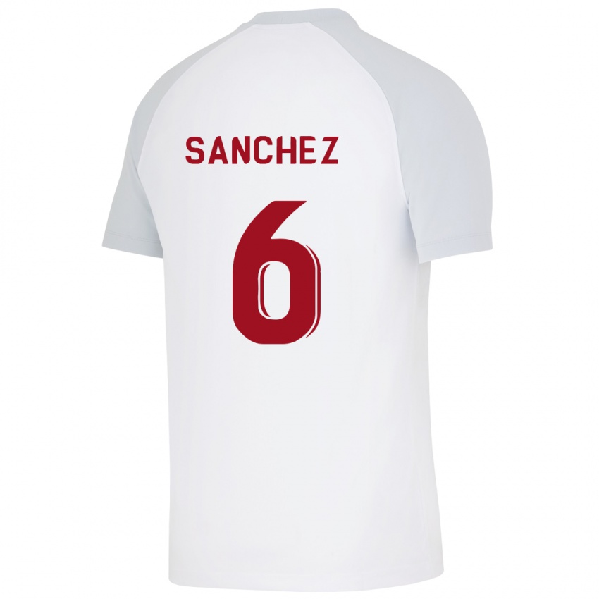 Kvinder Davinson Sanchez #6 Hvid Udebane Spillertrøjer 2023/24 Trøje T-Shirt