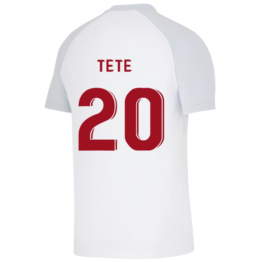 Kvinder Tete #20 Hvid Udebane Spillertrøjer 2023/24 Trøje T-Shirt