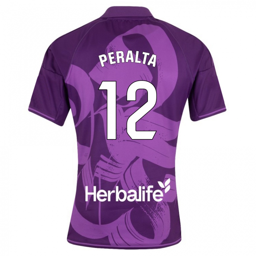 Kvinder Fernando Peralta #12 Viol Udebane Spillertrøjer 2023/24 Trøje T-Shirt