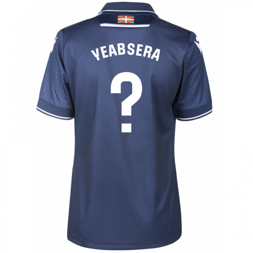 Kvinder Jon Yeabsera #0 Flåde Udebane Spillertrøjer 2023/24 Trøje T-Shirt