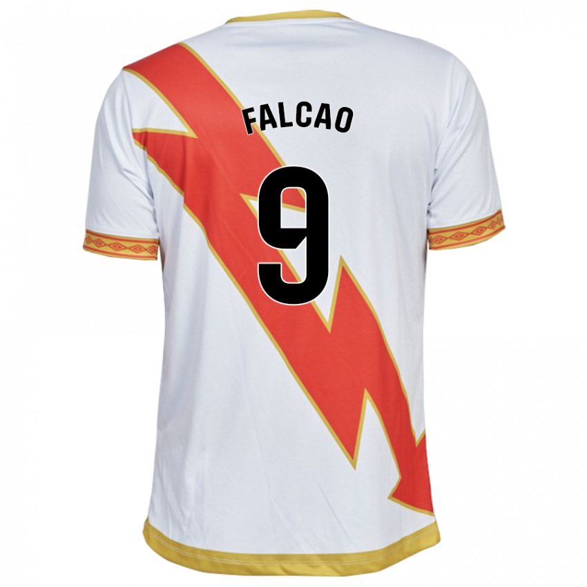 Børn Radamel Falcao #9 Hvid Hjemmebane Spillertrøjer 2023/24 Trøje T-Shirt
