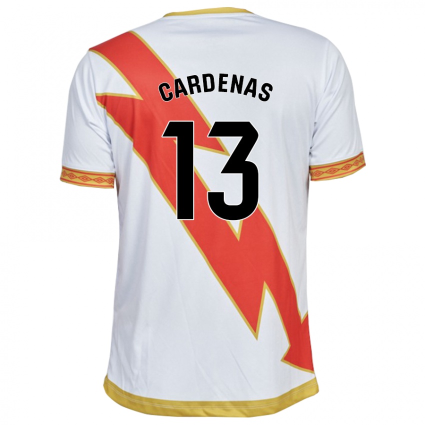 Børn Dani Cárdenas #13 Hvid Hjemmebane Spillertrøjer 2023/24 Trøje T-Shirt