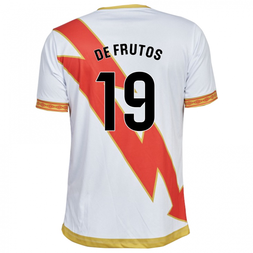 Børn Jorge De Frutos #19 Hvid Hjemmebane Spillertrøjer 2023/24 Trøje T-Shirt