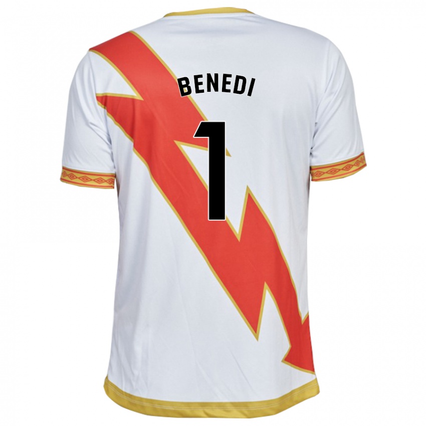 Børn Miguel Benedi #1 Hvid Hjemmebane Spillertrøjer 2023/24 Trøje T-Shirt