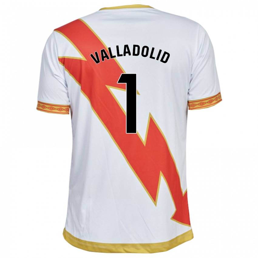 Børn Miriam Valladolid Sánchez #1 Hvid Hjemmebane Spillertrøjer 2023/24 Trøje T-Shirt