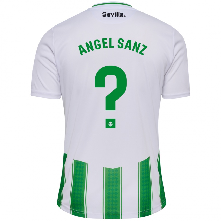 Børn Miguel Ángel Sanz #0 Hvid Hjemmebane Spillertrøjer 2023/24 Trøje T-Shirt