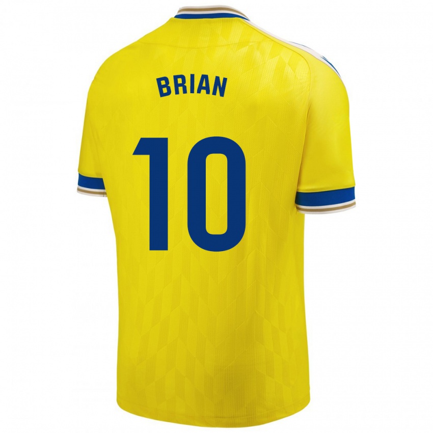 Børn Brian Ocampo #10 Gul Hjemmebane Spillertrøjer 2023/24 Trøje T-Shirt