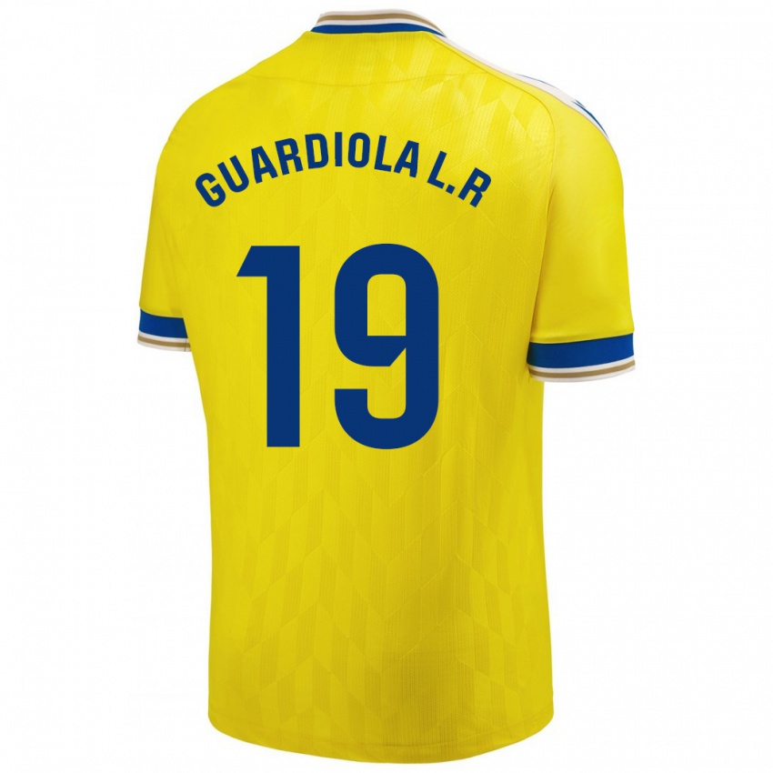 Børn Sergi Guardiola #19 Gul Hjemmebane Spillertrøjer 2023/24 Trøje T-Shirt