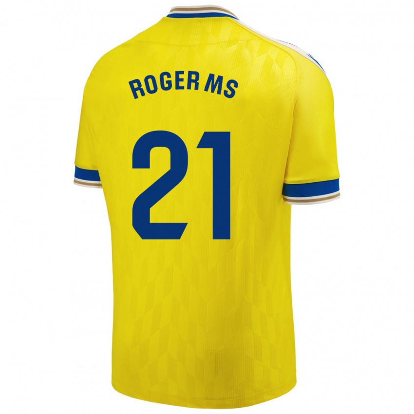 Børn Roger Martí #21 Gul Hjemmebane Spillertrøjer 2023/24 Trøje T-Shirt