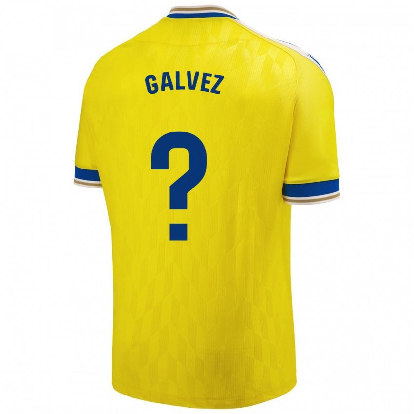 Børn Gonzalo Gálvez #0 Gul Hjemmebane Spillertrøjer 2023/24 Trøje T-Shirt