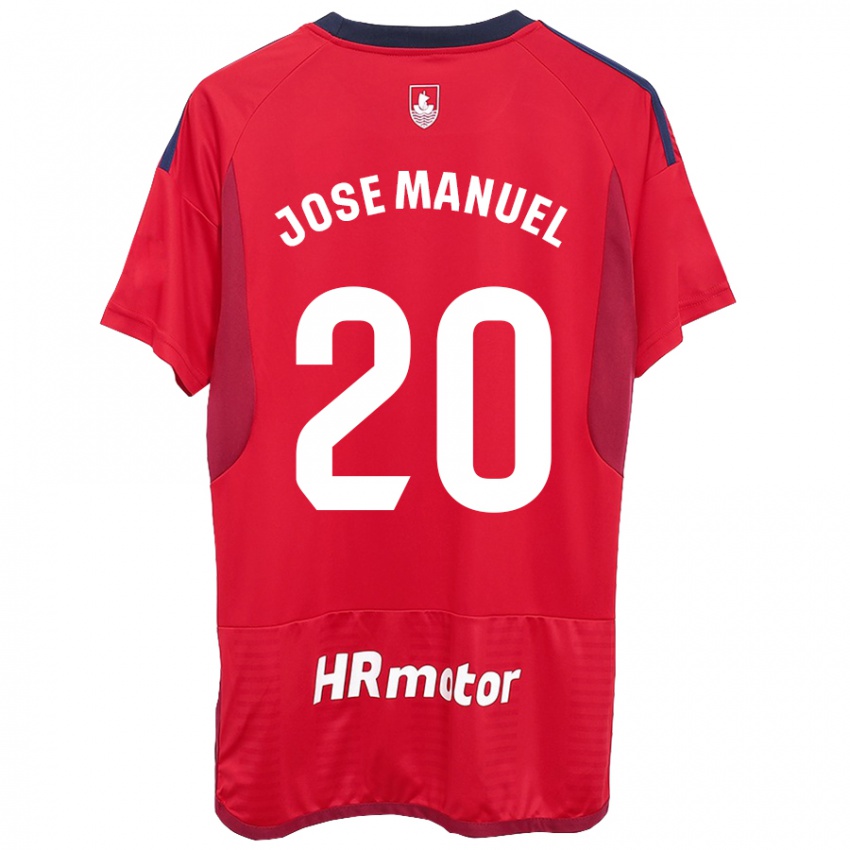 Børn José Manuel Arnáiz #20 Rød Hjemmebane Spillertrøjer 2023/24 Trøje T-Shirt