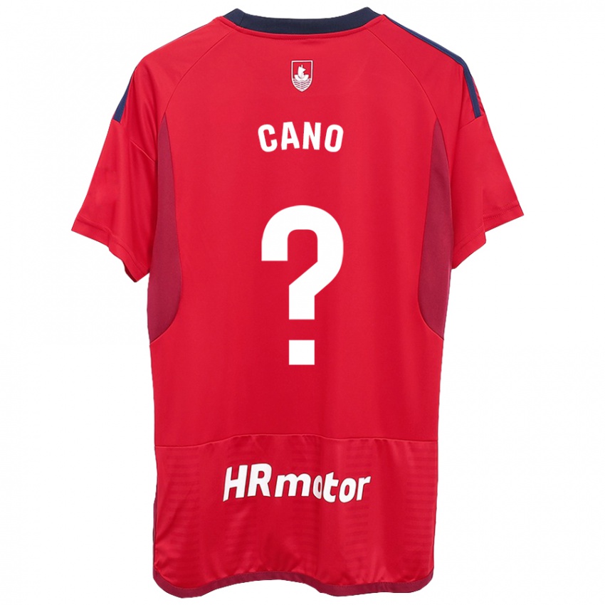 Børn Javi Caño #0 Rød Hjemmebane Spillertrøjer 2023/24 Trøje T-Shirt